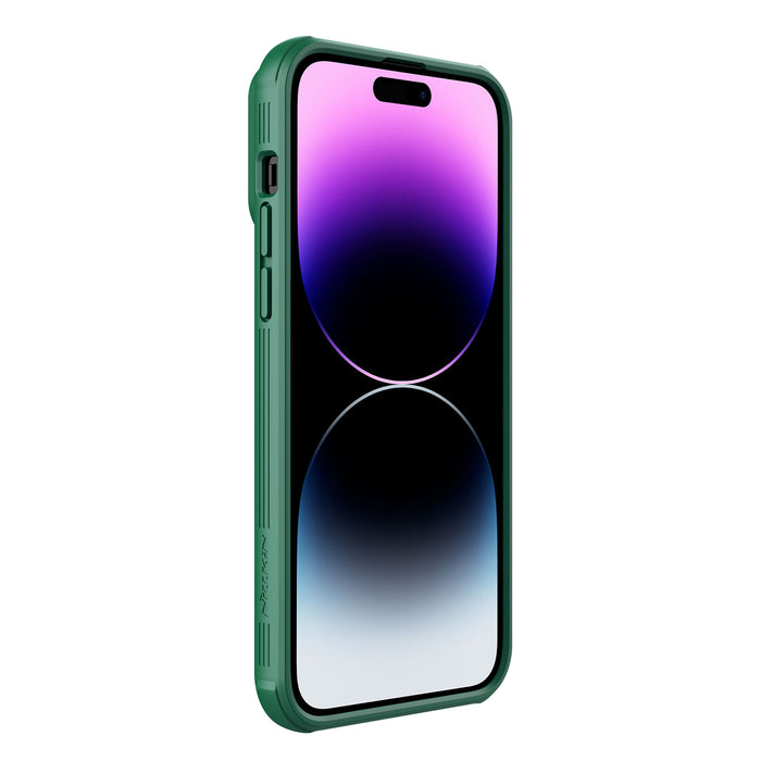 Nillkin CamShield S Case iPhone 14 Pro Max Armored Cover Camera Protector Green