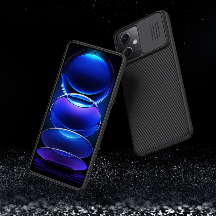 Nillkin CamShield Case Case for Xiaomi Redmi Note 12 5G / Poco X5 5G Cover with Camera Protector Black