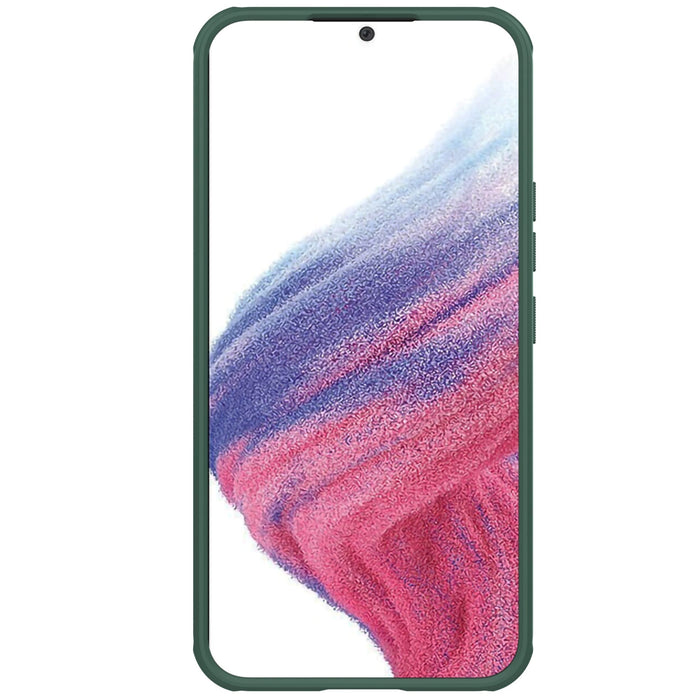 Nillkin Super Frosted Shield Pro Case for Samsung Galaxy A54 5G Armored Cover + Phone Stand Green