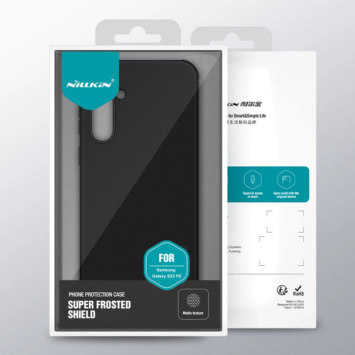 Nillkin Super Frosted Shield Pro reinforced case for Samsung Galaxy S23 FE - blue