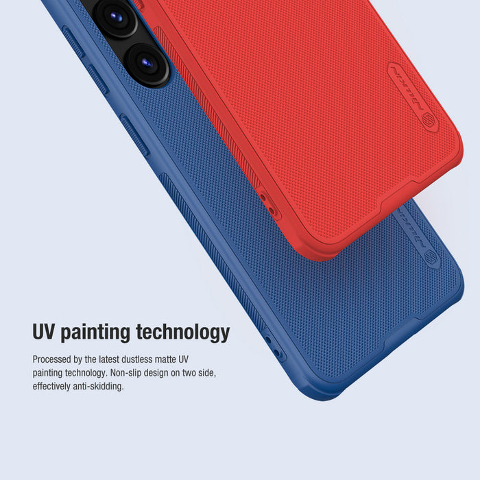 Nillkin Super Frosted Shield Pro armored case for Samsung Galaxy S24+ - blue