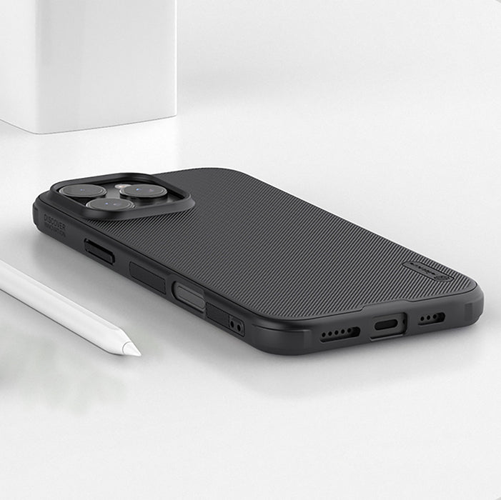 Nillkin Super Frosted Shield Pro Magnetic Case for iPhone 16 Pro - black