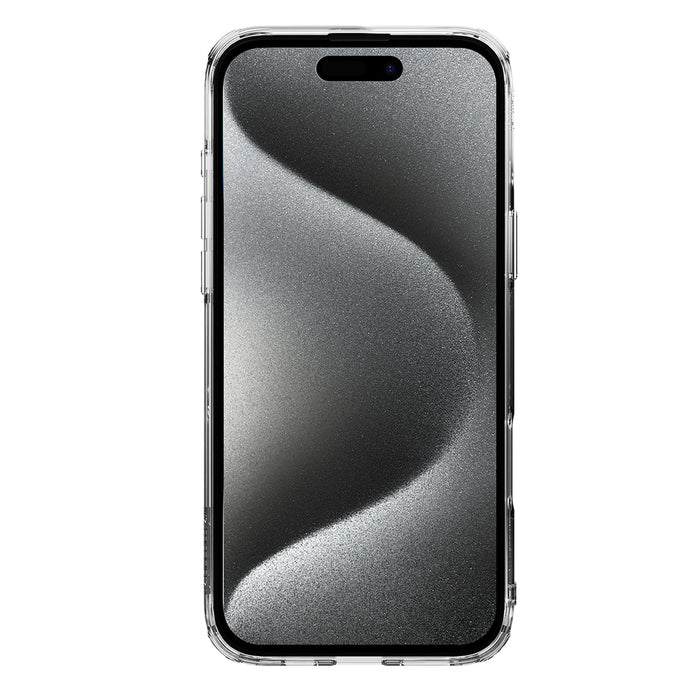 Nillkin Nature Pro Magnetic Case with MagSafe for iPhone 16 - Transparent & White