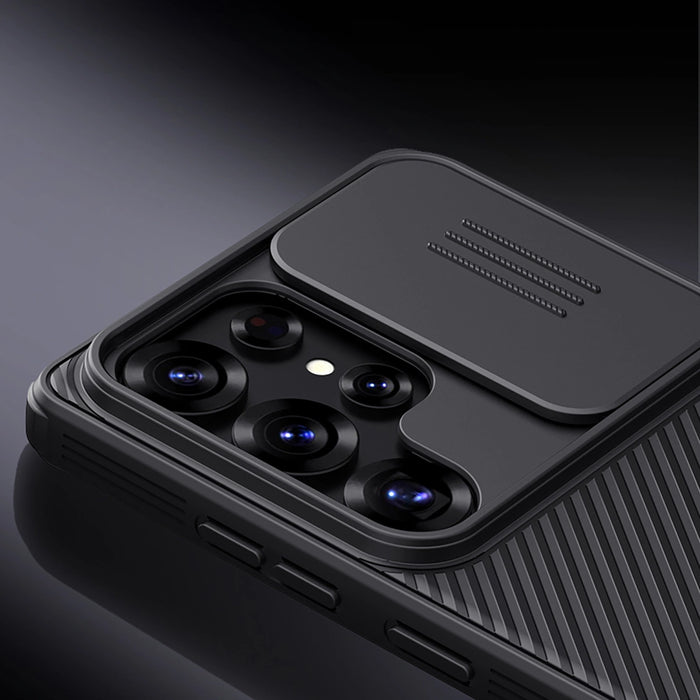 Nillkin CamShield Pro Case for Samsung S25 Ultra with Camera Cover - Black