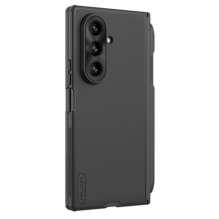Nillkin Super Frosted Shield Fold Magnetic Case for Samsung Galaxy Z Fold 7, MagSafe Compatible, with S Pen Space - Black