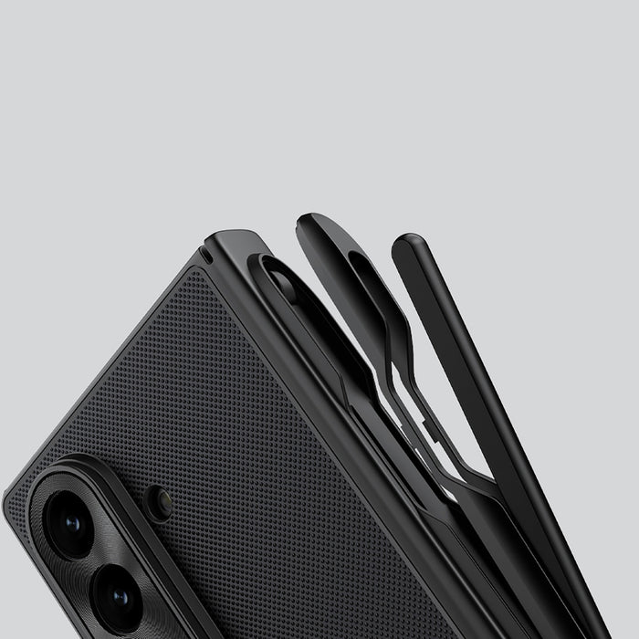 Nillkin Super Frosted Shield Fold Magnetic Case for Samsung Galaxy Z Fold 7, MagSafe Compatible, with S Pen Space - Black