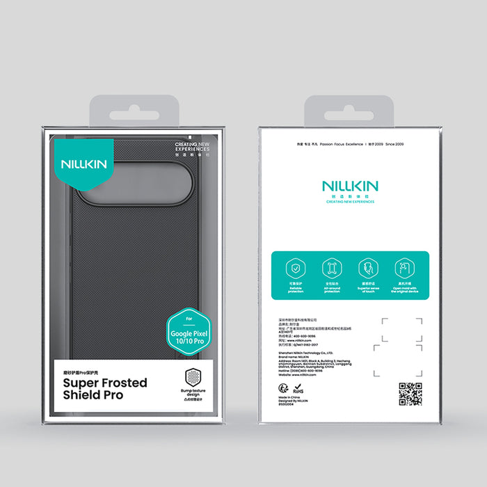 Nillkin Super Frosted Shield Pro Case for Google Pixel 10/10 Pro - Black