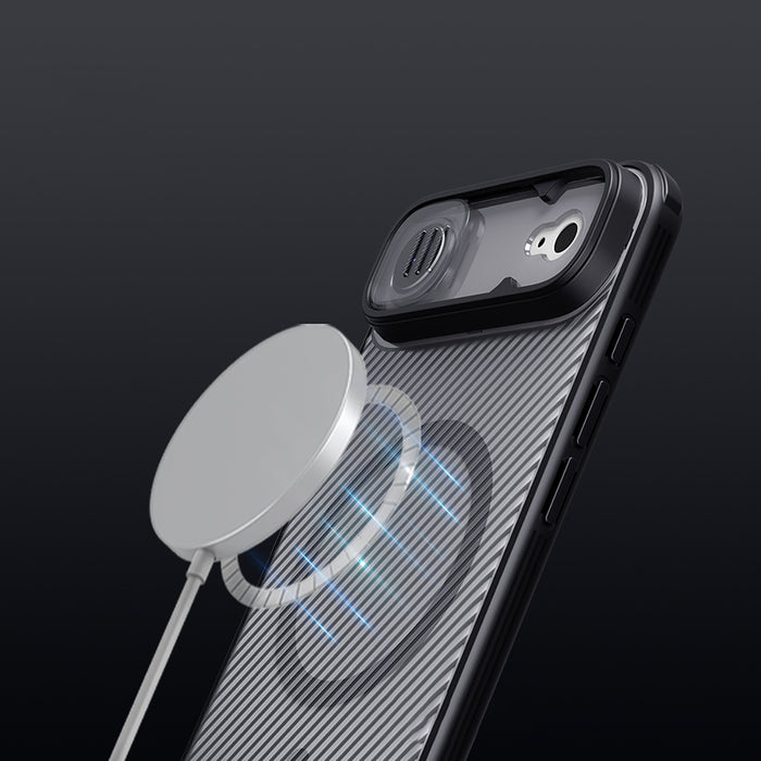 Nillkin CamShield Pro MagSafe Compatible Case for iPhone 17 Air - Transparent Black