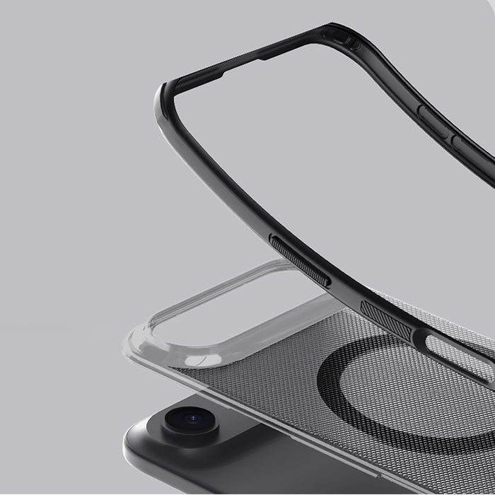 Nillkin Super Frosted Shield Pro MagSafe Compatible Case for iPhone 17 Air - Transparent Black