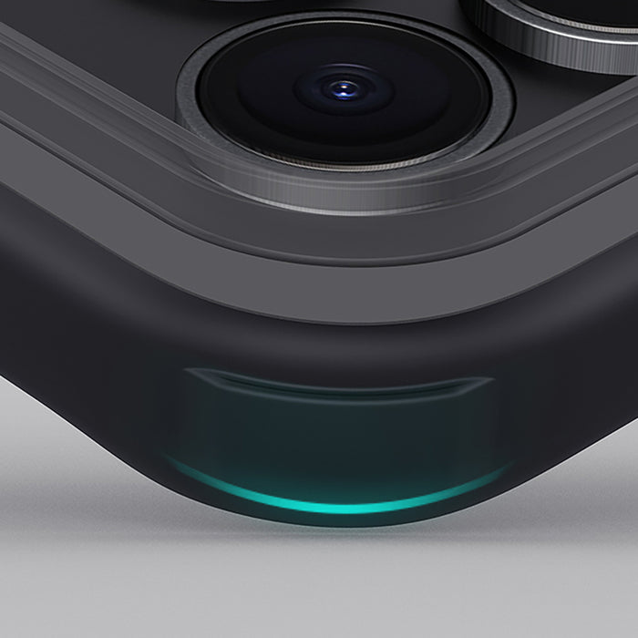 Super Frosted Shield Pro Magnetic Case IP17 Pro Transparent black