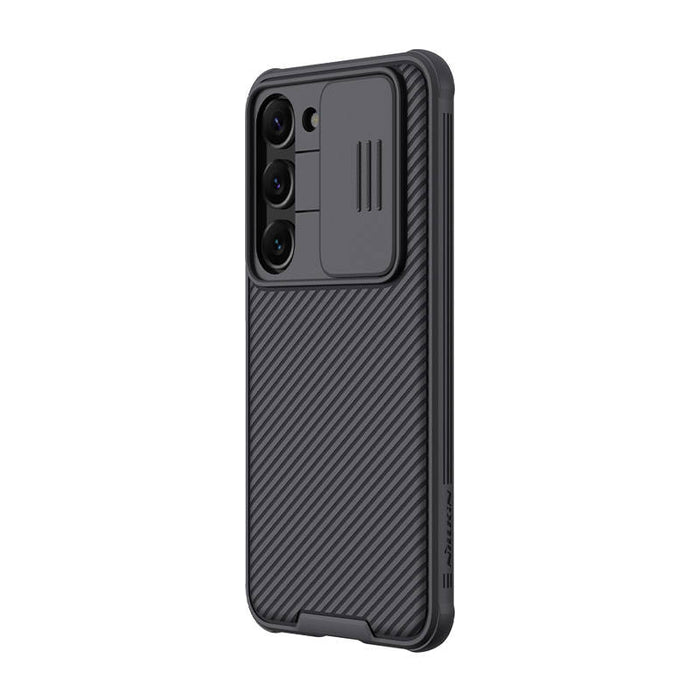 Nillkin CamShield Pro Case, case for Samsung Galaxy S23+, cover with camera cover, black