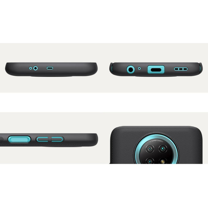 Nillkin Super Frosted Shield reinforced case cover for Xiaomi Redmi Note 9T 5G black