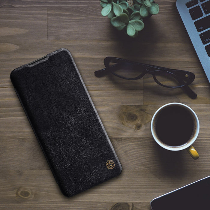 Nillkin Qin leather holster case for Samsung Galaxy A03s black