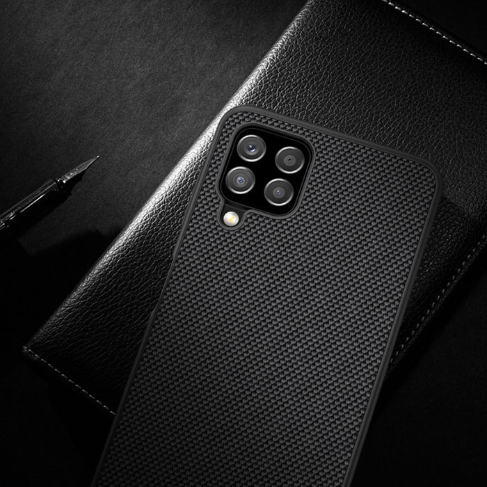 Nillkin Textured Case durable reinforced case with gel frame and nylon back for Samsung Galaxy A22 4G black