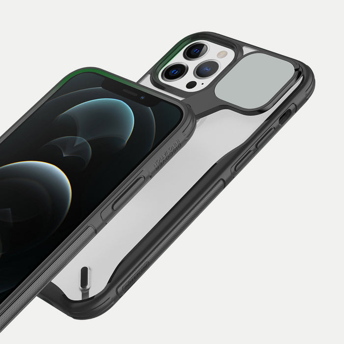Nillkin Cyclops Case durable case with camera cover and foldable stand iPhone 13 Pro black