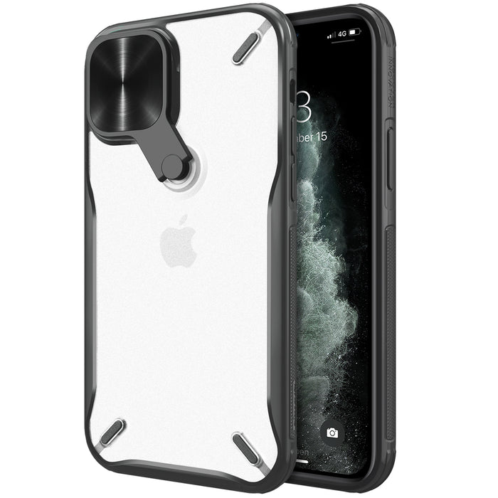 Nillkin Cyclops Case durable case with camera cover and foldable stand for iPhone 13 Pro Max black