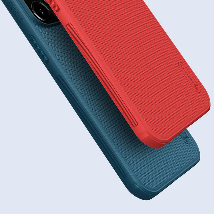 Nillkin Super Frosted Shield reinforced case, cover for iPhone 13 Pro Max, blue