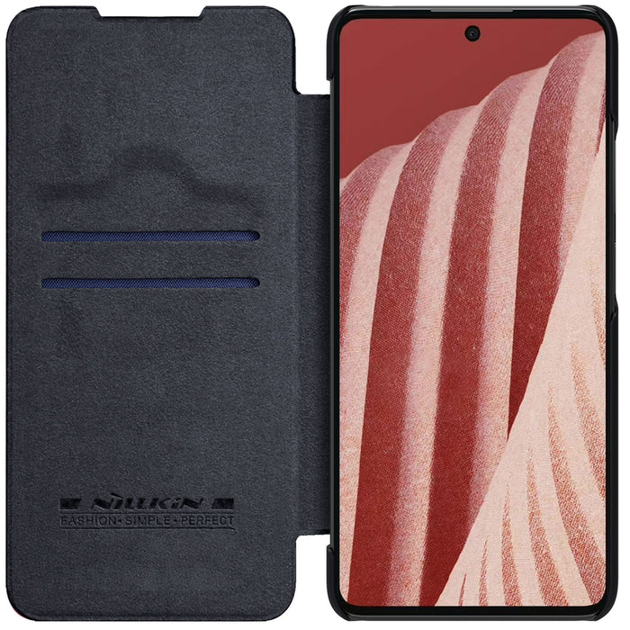 Nillkin Qin leather holster case for Samsung Galaxy A73 black