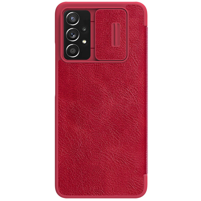Nillkin Qin leather holster case for Samsung Galaxy A73 red