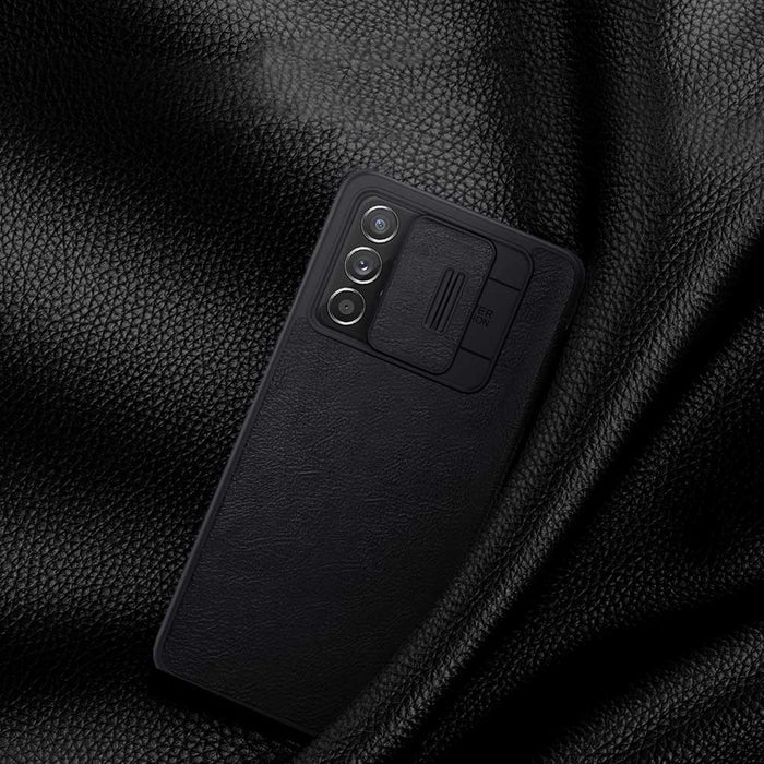 Nillkin Qin leather holster case for Samsung Galaxy A73 brown