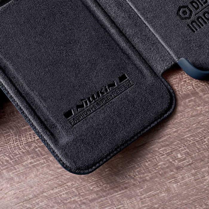 Nillkin Qin leather holster case for Samsung Galaxy A73 brown