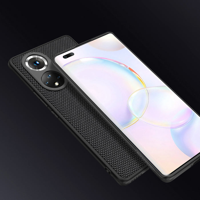 Nillkin Textured Case durable reinforced case with gel frame and nylon back for Honor 50 Pro black