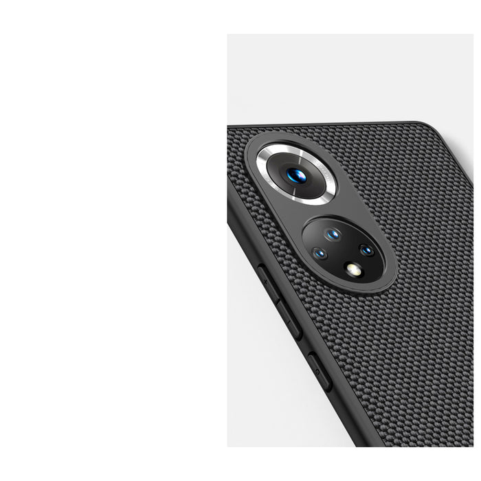 Nillkin Textured Case durable reinforced case with gel frame and nylon back for Honor 50 Pro black