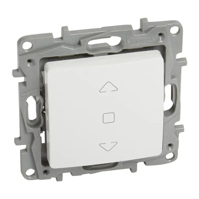 NILOE LEGRAND 3-POSITION BLINDER KEY BUTTON - WHITE - Ключове контакти димери и розетки<<<Електроматериали<<<AmperelB2B