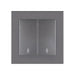 NILSON ALEGRA DOUBLE DEVIATOR ANTHRACITE KEY - Ключове и контакти<<<Електроматериали<<<Praktiker&&&Ключове и