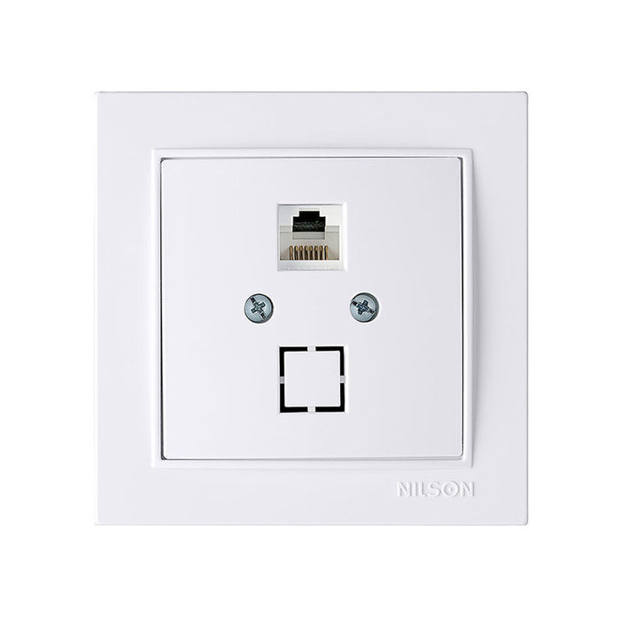 SOCKET RJ45 CAT.5E WHITE NILSON THOR
