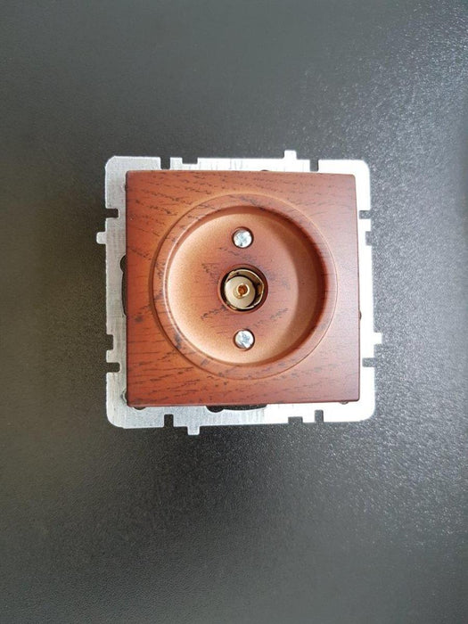 TELEVISION SOCKET WALNUT TOURAN