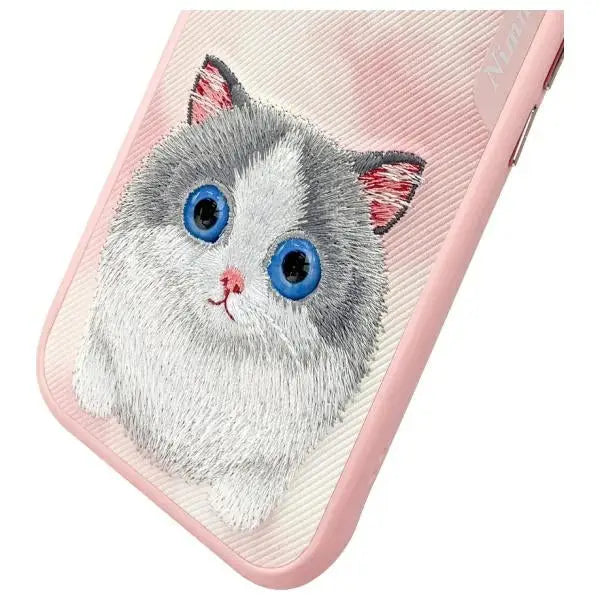 Nimmy Big Eyed Pet 2.0 Cat Case for iPhone 15 - Pink - Cell phone cases and covers<<<HurtelXML