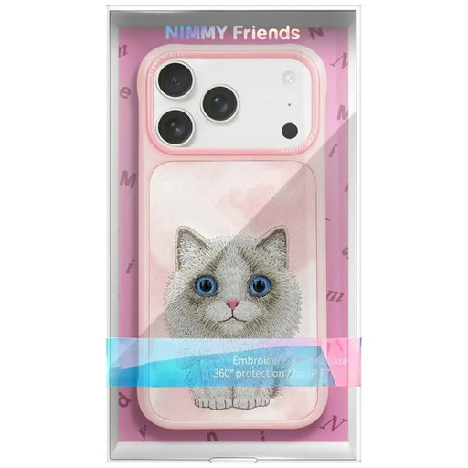 Nimmy Big Eyed Pet 2.0 Cat Case for iPhone 17 Pro - Pink - Cell phone cases and covers<<<HurtelXML