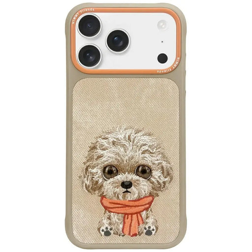 Nimmy Big Eyed Pet 2.0 Dog Case for iPhone 17 Pro Max - Beige - Cell phone cases and covers<<<HurtelXML