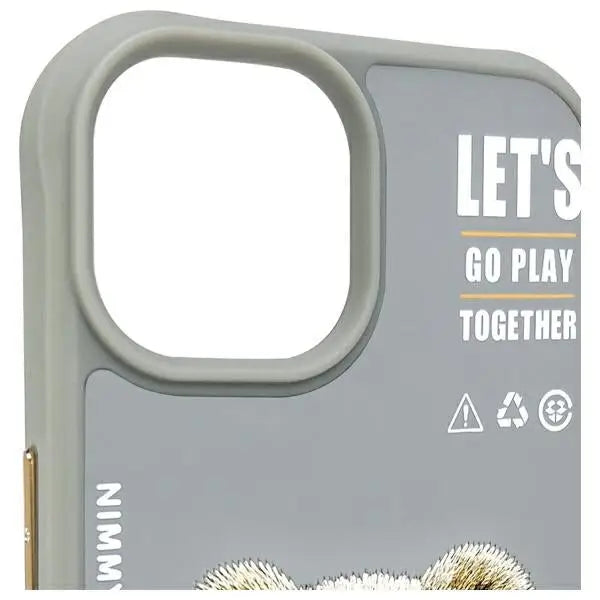 Nimmy Cool&Cute 2.0 Bear Case for iPhone 15 - Gray - Cell phone cases and covers<<<HurtelXML