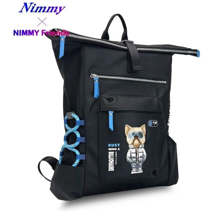 Nimmy Cool&Cute 2.0 Dog Laptop Backpack - Black - Laptop bags<<<HurtelXML