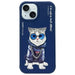 Nimmy Glasses Cool Cat Case for iPhone 15 - Blue - Cell phone cases and covers<<<HurtelXML
