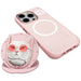 Nimmy Glasses Cool Cat MagSafe Case for iPhone 16 Pro - Pink - Cell phone cases and covers<<<HurtelXML