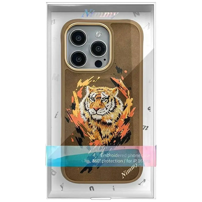 Nimmy Tiger MagSafe case for iPhone 16 Pro - brown - Cell phone cases and covers<<<HurtelXML
