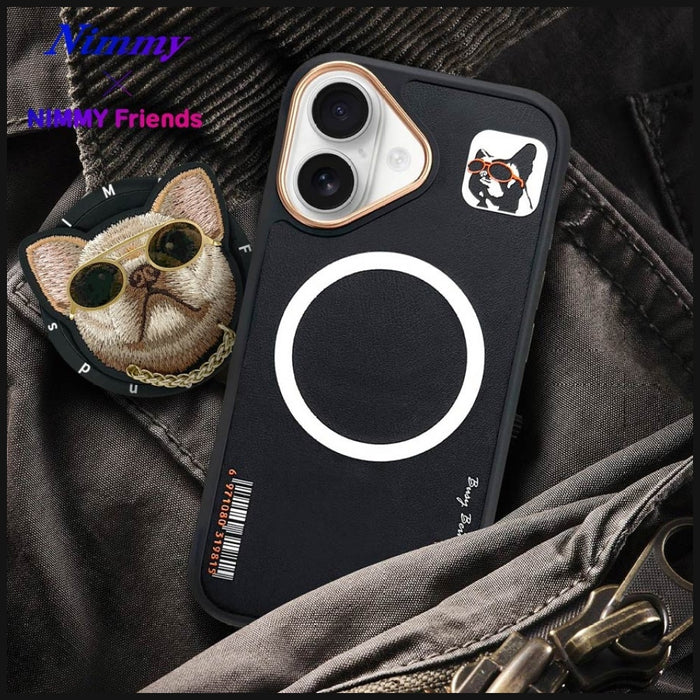Nimmy Glasses Cool nag MagSafe case for iPhone 16 - black