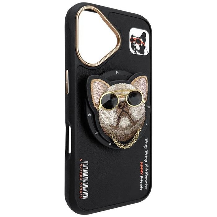 Nimmy Glasses Cool nag MagSafe case for iPhone 16 - black