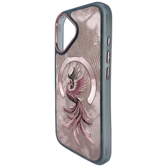 Nimmy Magnetic Fantasy Animal MagSafe iPhone 16 Case - Rose Gold