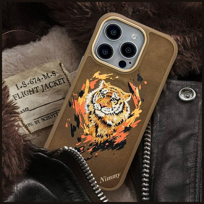 Nimmy Tiger MagSafe case for iPhone 16 Pro - brown