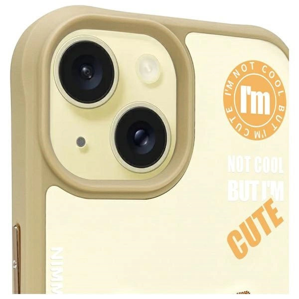 Nimmy Cool&amp;Cute 2.0 Cat Case for iPhone 15 - Beige