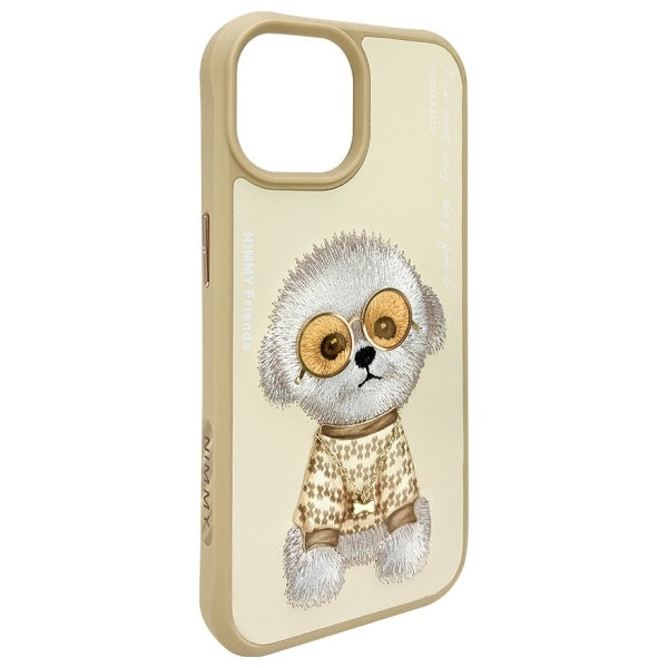 Nimmy Glasses Cool iPhone 15 Case - Beige