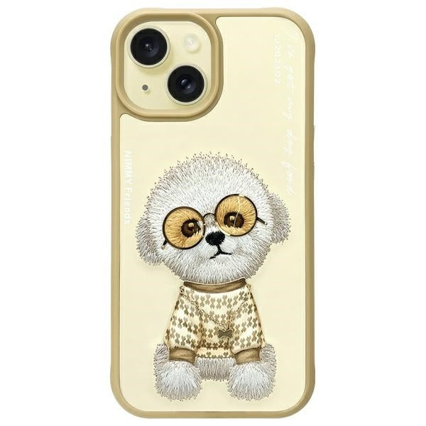 Nimmy Glasses Cool iPhone 15 Case - Beige
