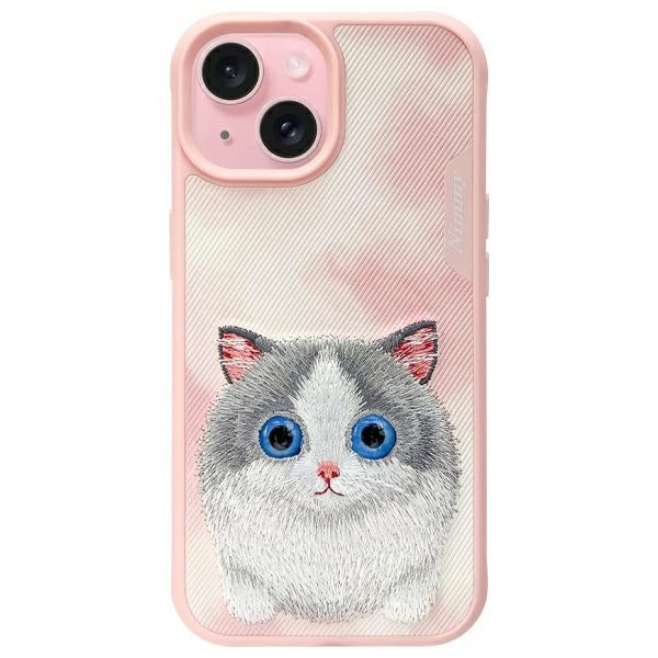 Nimmy Big Eyed Pet 2.0 Cat Case for iPhone 15 - Pink
