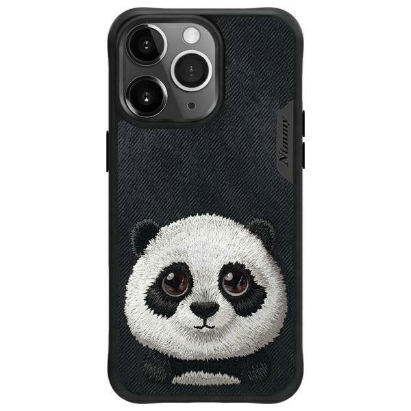 Nimmy Big Eyed Pet 2.0 Panda case for iPhone 15 Pro - black