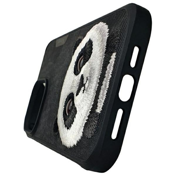 Nimmy Big Eyed Pet 2.0 Panda case for iPhone 15 Pro - black