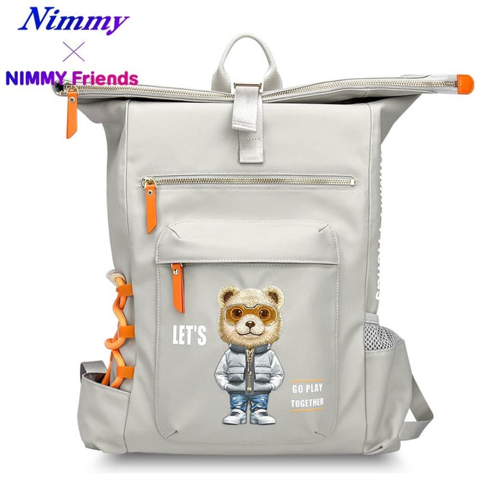 Nimmy Cool&amp;Cute 2.0 Bear Laptop Backpack - Gray